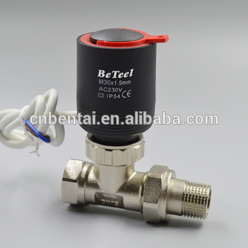 underfloor water heating nc no thermal actuator valve