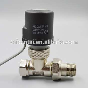 electro thermal actuator for heating manifold