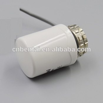 Mixture water heat transfer system thermal actuator