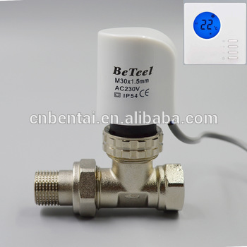 Heat transfer control center thermal wax actuator