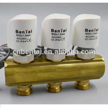 Heat transfer control center thermal wax actuator