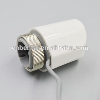Heat transfer control center thermal wax actuator