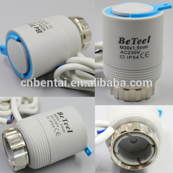 brass plumbing manifold thermal actuator
