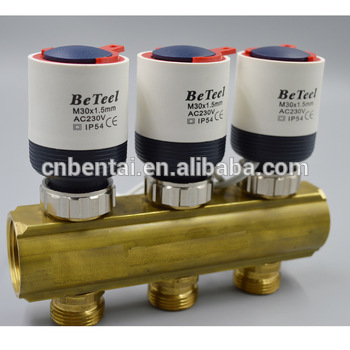 underfloor heating pump mixing valve control thermal actuator