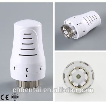 adjustable liquid sensor energy saving radiator thermostatic head