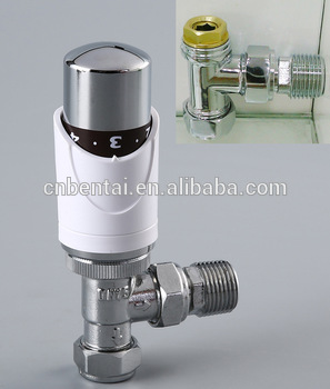 15mm 1 2 lockshield thermostatic radiator angle valve