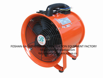 Air supply and exhaust blower fan 36V in red