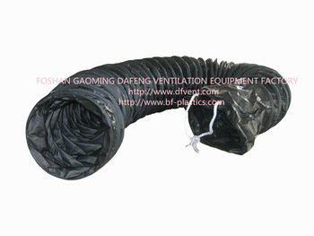 Black PVC Anti Static and Explosive Proof Plastic Blower Duct