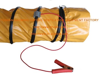 Explosion proof ventilation fan flexible duct