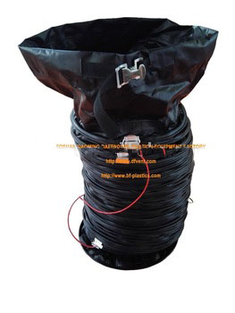 flexible explosion proof anti static suction air duct hose with earth clamp