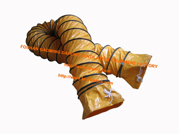 nylon fabric flexible fire retardant air duct