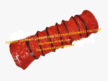 300mm fire-retardant pvc fabric flexible air duct