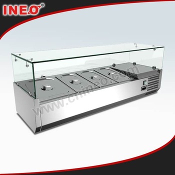 71 Inch Stainless steel Salad Table/Merchandiser Refrigerator/Salad Sandwich Refrigerator