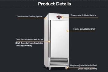 610L Stainless Steel mini bar fridges for hotel/hotel room fridge
