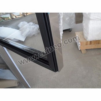 1000L Two Door Stainless Steel glass top deep freezers/stand up freezer prices
