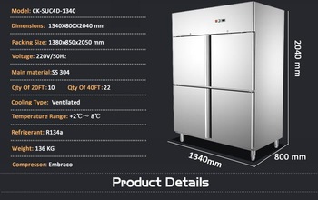 Four Door Commercial freezer ice block/freezer door seal
