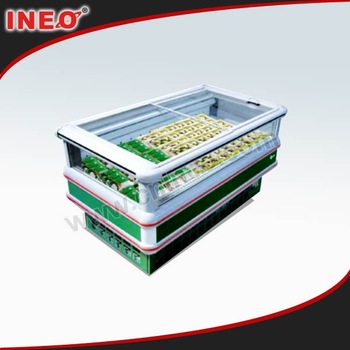 Island supermarket showcase/showcase freezer/supermarket refrigerator showcase