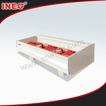 Commercial Supermarket Display Showcase For Meat/Horizontal Display Freezer/Freezer Manufacturer