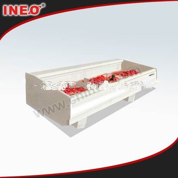 Supermarket meat freezer/open top cooler or freezer/meat display freezer