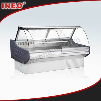 Supermarket Meat Refrigerator/Meat Refrigeration Case/Stainless Refrigerator