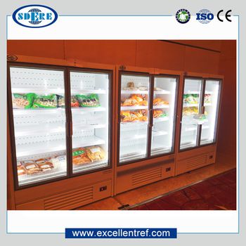 The food service equipment commercial refrigerator freezer showcase in shop