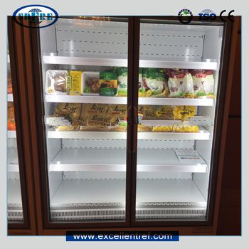 The food service equipment commercial refrigerator freezer showcase in shop