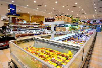 Hot sell OEM factory display freezer for supermarket sliding glass door chest freezer or island freezer