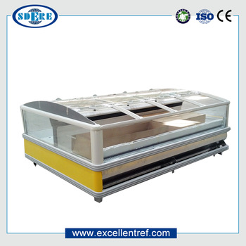 Low price CE Certification and Single-temperature Style propane chest deep big freezers with high quality