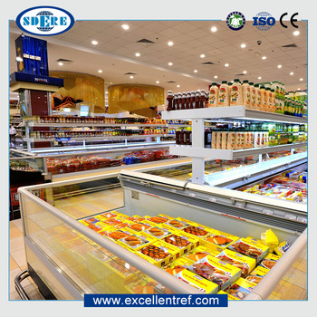 Low price CE Certification and Single-temperature Style propane chest deep big freezers with high quality