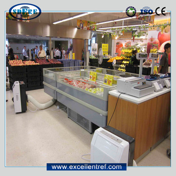 DII2009H1 Plug In Island Commercial Display Cooler