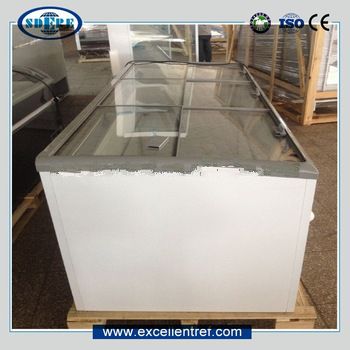 Hot sale AHT paris 20l 404a freezer thermoelectricmini freezer showcase