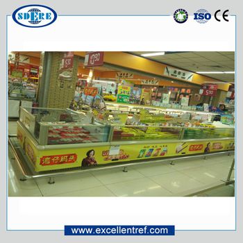 Hot sale 404a ice cream gelato electrical appliances fridge showcase freezer