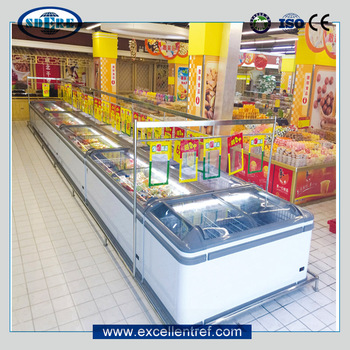 DIB181ECH1 AHT Display Freezer For Cold Showcase in Supermarket