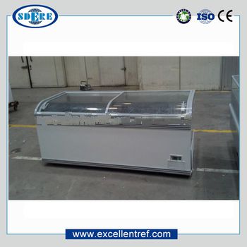 AHT Type Island Display Snow Freezer with R290