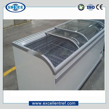 AHT Type Island Display Snow Freezer with R290