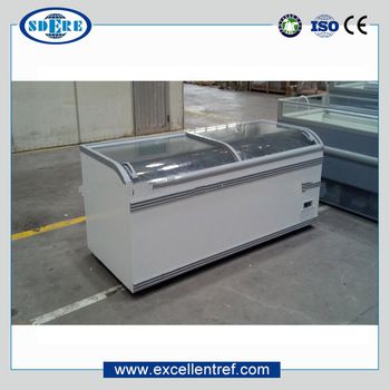 DIB2108H1 Convenience Store Refrigerator And AHT Type Island Display Freezer with R290