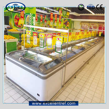 DIB181ECH1 R290 Refrigerant AHT Type Chest Freezer for Shop Display