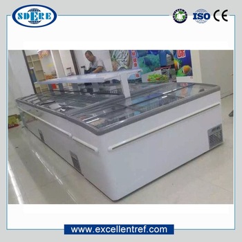 DIB181ECH1 R290 Refrigerant Chest Freezer AHT Paris for Shop Display