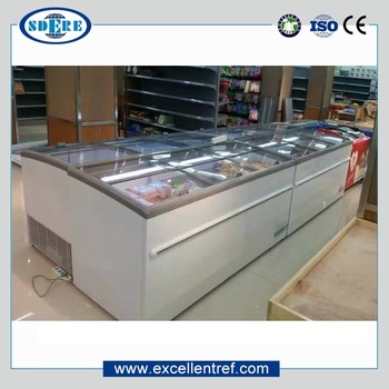 DIB181ECH1 R290 Refrigerant Chest Freezer AHT Paris for Shop Display