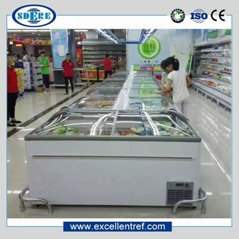 DIB181ECH1 R290 Refrigerant Chest Freezer AHT Paris for Shop Display