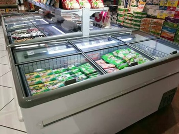 AHT Paris Chest Freezer Propane refrigerator for sale in Supermarket
