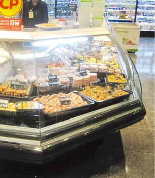 Supermarket plug in service under counter freezer export