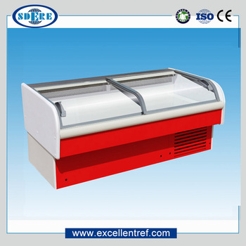 refrigerated display cabinet(RDC) of service counter cabinet type with compressor self-contained