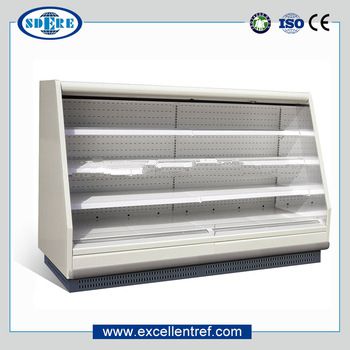 refirgerated display cabinet (RDC) of semivertical multideck type