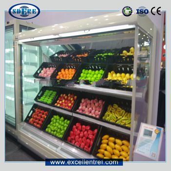 DMS1819O1 Self Contained Refrigerated Display Cabinet for Fruits