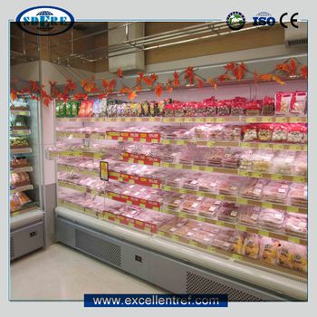 energy saving beverage cooler a convenience store equipment with low noise