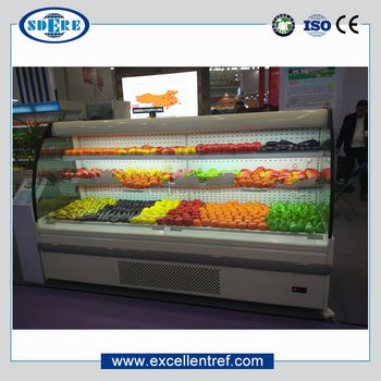 semi-vertical pastry display cooler