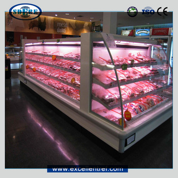 DHM1213O1 Low Height Commercial Refrigerated Showcase for Supermarket Cold Equipment