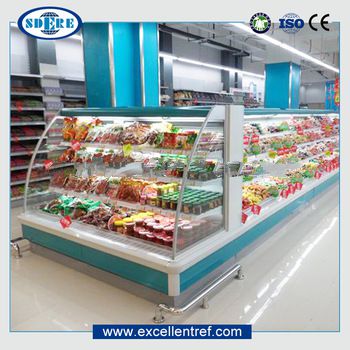 Pastry Refrigeration Showcase of semi multideck type with CE certification