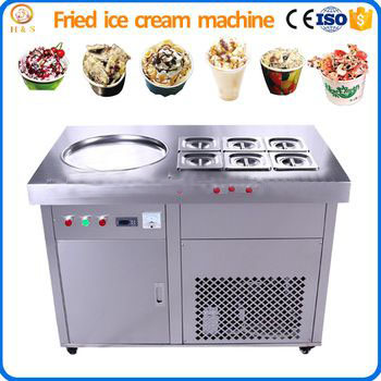 double pan fried ice cream roll machine